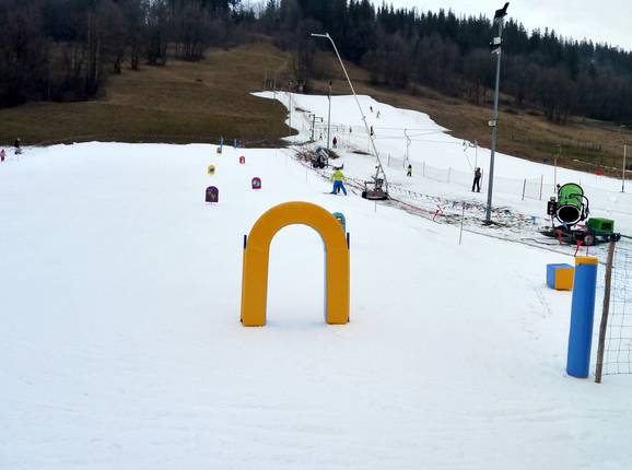 View of the U Gruloka ski area