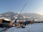 Snow lance at the valley station