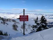 Ski area boundary