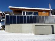 Solar panels generate electricity at Kristberg