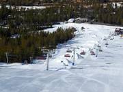 Attractive snow park in Nesfjellet