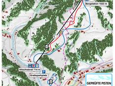 Trail map Steg im Tösstal