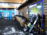 A large selection of ski poles