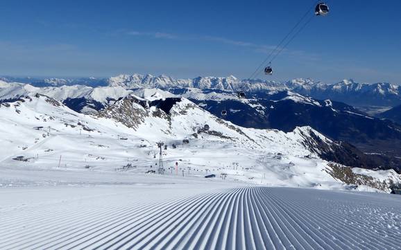 Biggest height difference in the SuperSkiCard Salzburg & Kitzbüheler Alpen area of validity – ski resort Kitzsteinhorn/Maiskogel – Kaprun