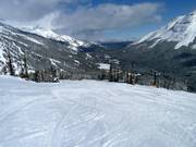 View from the mountain station of the Huckleberry chairlift