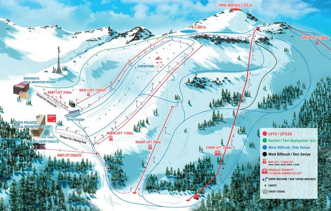 Dorukkaya Kaya Palazzo Ski & Mountain Resort Kartalkaya