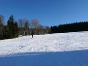 Easy slope at the drag lift