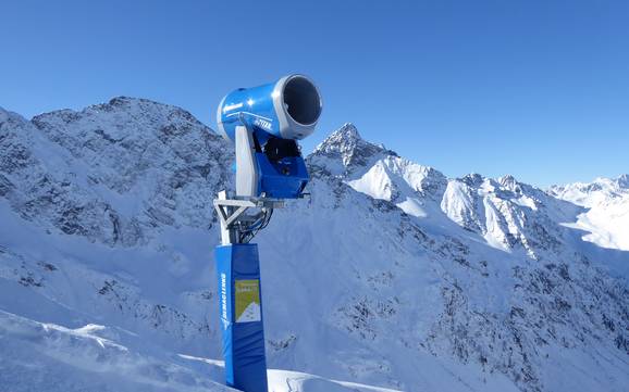 Snow reliability Deferreggen Valley (Defereggental) – Snow reliability St. Jakob im Defereggental – Brunnalm