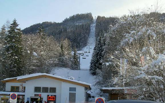 Skiing in the Naturpark Weissensee