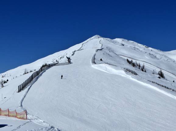 Panorama downhill run