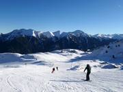 Die Nord slope - one of the longest runs in the Eastern Alps