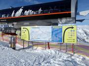 Information board at the Panorama 6-seater mountain station