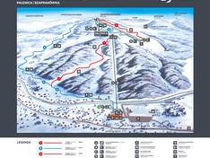 Trail map Palenica – Szczawnica