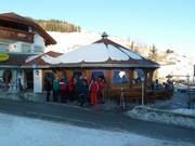 Igloo at the valley station in Meransen