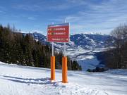 Slope signage