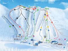 Trail map Bobrovy Log – Krasnoyarsk