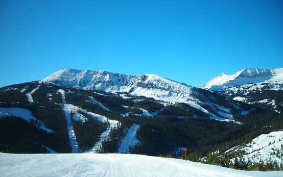 Highest base station in the Madison Range – ski resort Yellowstone Club