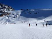 Easy slope at Rettenbach Glacier