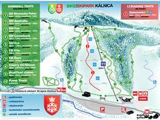 Trail map Kálnica (SK)