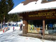 Ski rental directly at the lift