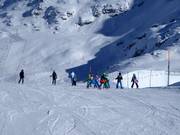 Ski course in the ski area