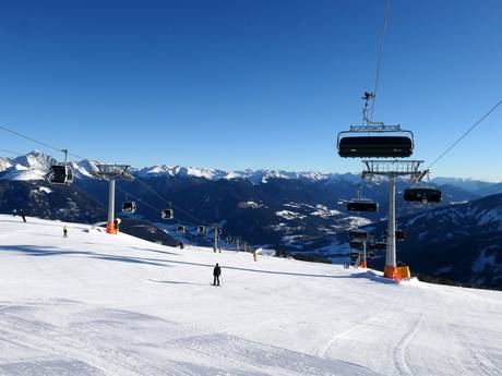 Ski resorts for beginners in the Puster Valley (Pustertal) – Beginners Kronplatz (Plan de Corones)