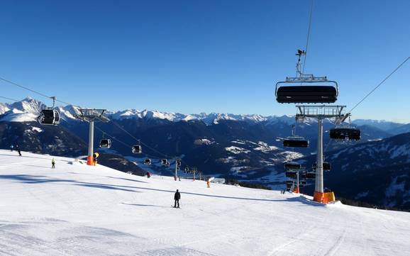 Ski resorts for beginners in the Rieserferner Group – Beginners Kronplatz (Plan de Corones)