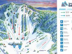 Trail map Sommet Edelweiss
