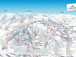 Trail map Schmittenhöhe – Zell am See
