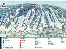 Trail map Craigleith Ski Club