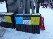 Waste separation in the ski resort Pec pod Sněžkou