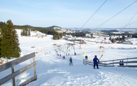Skiing in Bavarian Alpine Foreland