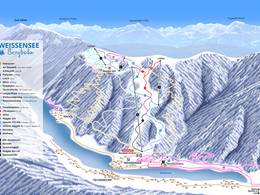 Trail map Naggler Alm – Techendorf (Weissensee)