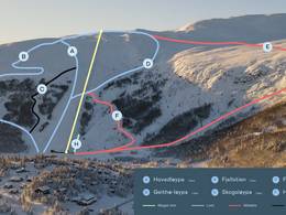 Ski resort Lemonsjø Alpinsenter (Jotunheimen)