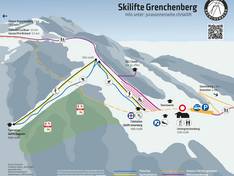 Trail map Grenchenberg – Grenchen
