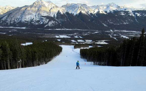 Skiing in the Kananaskis Range