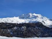 Corvatsch from the valley