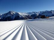 Perfectly groomed slope in Schöneben