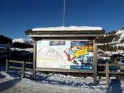 Slope map at the valley station