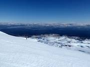 Very good slope grooming in the Tūroa ski area