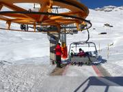 Assistance when boarding the chairlift