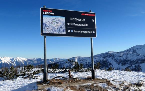Stodertal: orientation within ski resorts – Orientation Hinterstoder – Höss