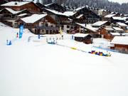 The children's area of the Ecole de Ski Internationale in Les Saisies