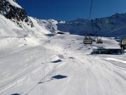 Wide and easy slopes at Wurmkogl