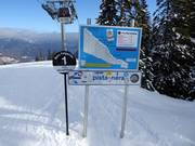 Slope signage in Folgàrida