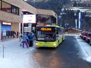 Ski bus at the Fleckalmbahn