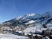 View of the Oberjoch ski area