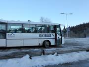 Ski bus in the Černá hora-Pec region