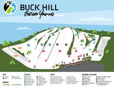Trail map Buck Hill