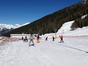 Practice slope at the Talboden lift